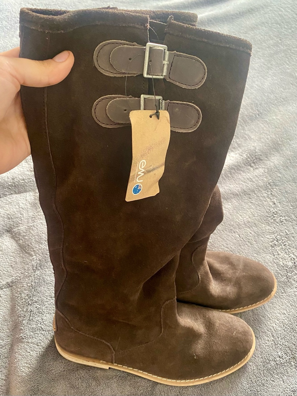 EMU toowoobah brown suede boots women’s 9